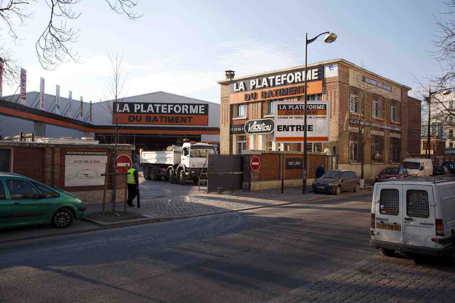 La Plateforme du Batiment. Aubervilliers.